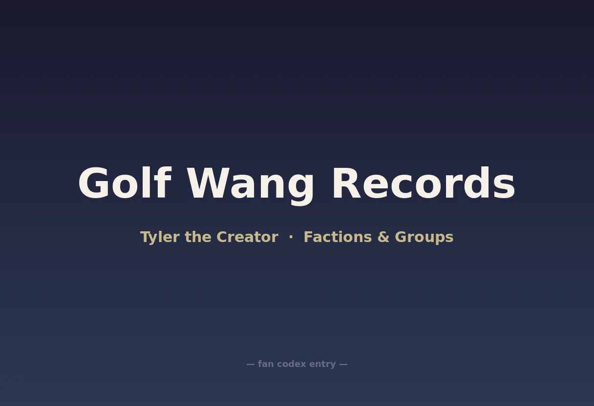 Golf Wang Records