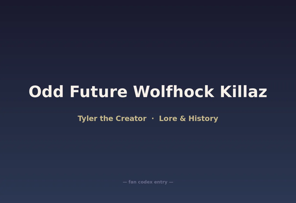 Odd Future Wolfhock Killaz